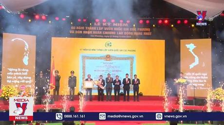 VQG Cúc Phương đón nhận Huân chương Lao động hạng Nhất 
