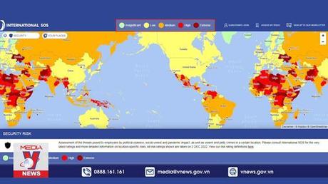 Những điểm đến nguy hiểm nhất thế giới năm 2023
