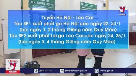 Đường sắt tăng tàu dịp Tết
