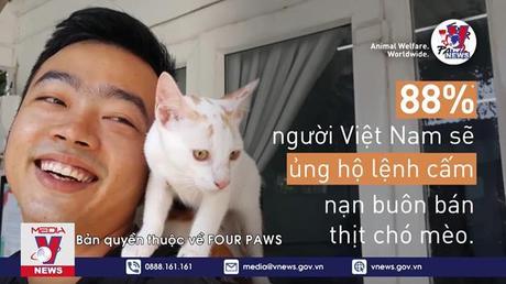 Kêu gọi chấm dứt buôn bán thịt chó và mèo