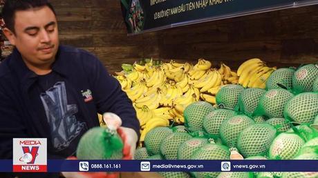 Hai tấn bưởi da xanh Bến Tre đầu tiên đã được xuất khẩu sang Mỹ