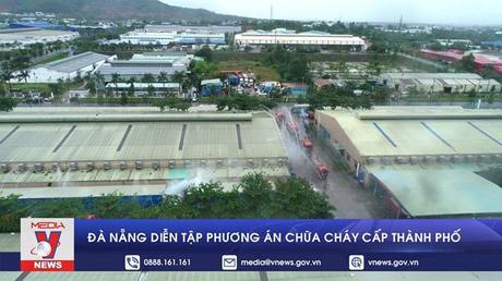 Đà Nẵng diễn tập phương án chữa cháy cấp thành phố