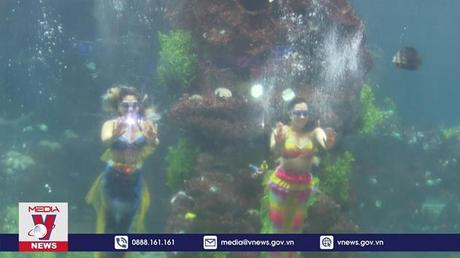 Những “nàng tiên cá” ở thủy cung Vinpearl Land Nha Trang