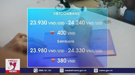 Giá USD giảm mạnh nhất từ đầu năm