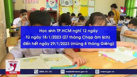 Học sinh TPHCM nghỉ Tết Nguyên đán Quý Mão 12 ngày