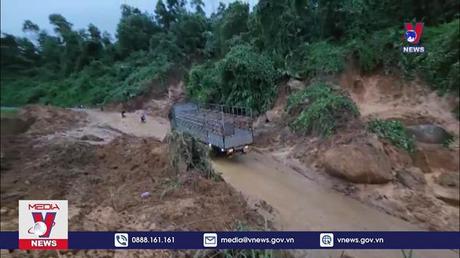 Cơ bản khắc phục sạt lở, đảm bảo thông xe trên quốc lộ 19C