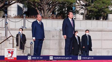 Lễ đón chính thức Chủ tịch nước Nguyễn Xuân Phúc tại Thủ đô Seoul