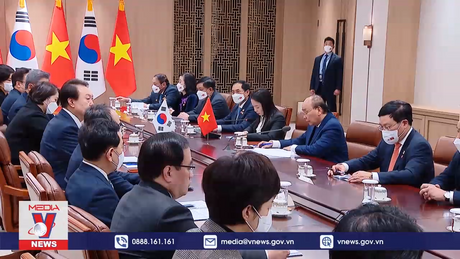 Chủ tịch nước hội đàm với Tổng thống Hàn Quốc