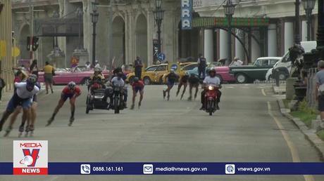 Sôi động giải trượt patin quốc tế tại Cuba