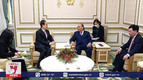 Chủ tịch nước Nguyễn Xuân Phúc hội kiến Thủ tướng Hàn Quốc