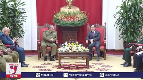 Thường trực Ban Bí thư tiếp Chủ nhiệm Chính trị các LLVT Cách mạng Cuba