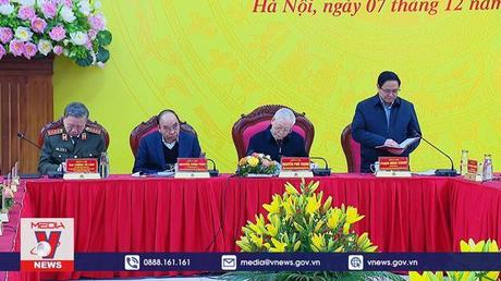 Tổng Bí thư Nguyễn Phú Trọng dự Hội nghị Đảng ủy Công an Trung ương
