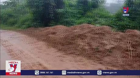 Mưa lớn gây sạt lở nhiều nơi ở huyện miền núi Nam Trà My