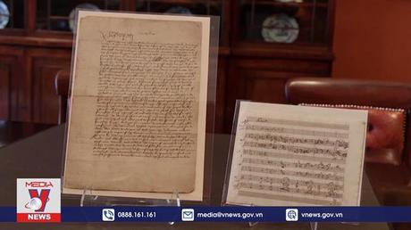 Đấu giá  thư của Vua Henry VIII và bản nhạc Mozart