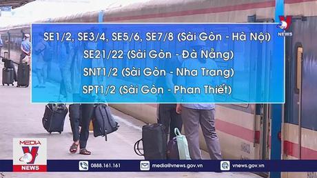 Chạy thêm tàu phục vụ Tết dương lịch