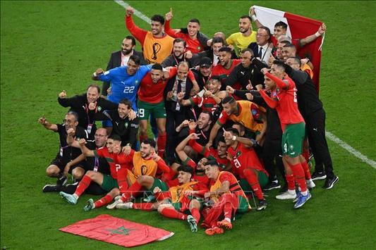 Maroc đi vào lịch sử của bóng đá châu Phi khi vượt qua Bồ Đào Nha