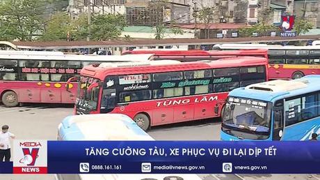 Tăng cường tàu, xe phục vụ đi lại dịp Tết