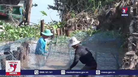 Tiền Giang triển khai khắc phục các điểm sạt lở