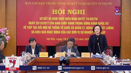 Đổi mới hệ thống các đơn vị sự nghiệp công lập 