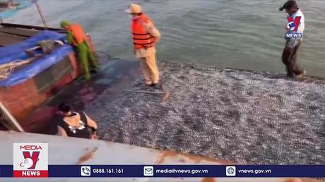 Quảng Bình liên tiếp bắt các vụ vận chuyển cát sỏi trái phép 