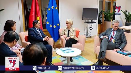 Thủ tướng gặp lãnh đạo các nước, đối tác châu Âu 