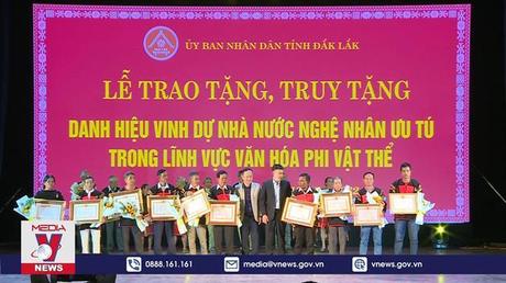 Đắk Lắk công bố di sản phi vật thể quốc gia