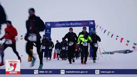 Cuộc đua Marathon trên băng ở Nam Cực