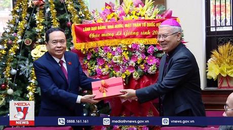 Phó Chủ tịch Thường trực Quốc hội Trần Thanh Mẫn chúc mừng Giáng sinh tại Đà Nẵng