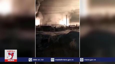 Cháy tại mỏ dầu ở vùng Siberia của Nga