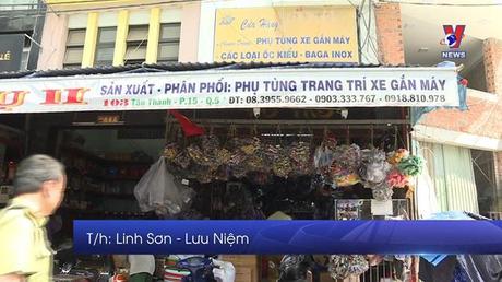 Phát hiện hàng giả ở chợ phụ tùng xe máy lớn nhất TP.HCM