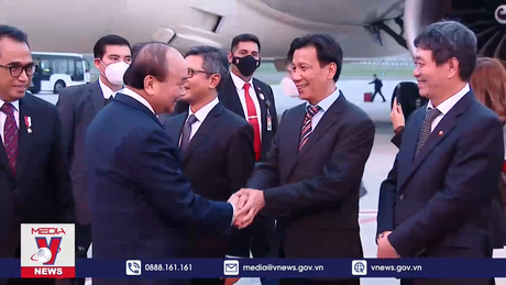 Chủ tịch nước tới Jakarta, bắt đầu chuyến thăm cấp nhà nước Cộng hòa Indonesia