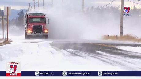 Nguy cơ gián đoạn hoạt động giao thông tại Mỹ do bão tuyết