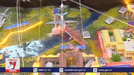 Mô hình trận Điện Biên Phủ trên không của người trẻ