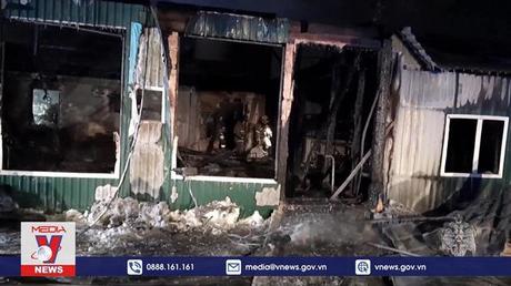 Cháy nhà dưỡng lão ở Nga