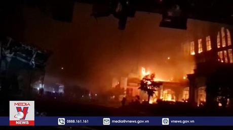 Cháy sòng bài tại Campuchia gây thương vong