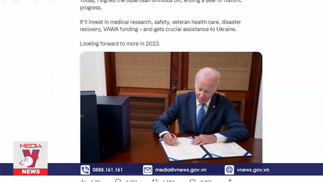 Tổng thống Mỹ ký phê chuẩn dự luật chi tiêu chính phủ