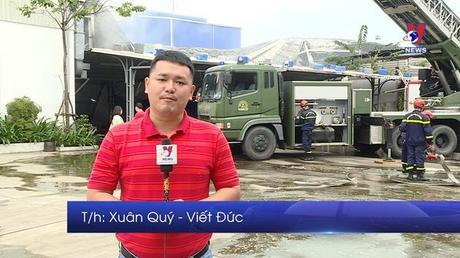 Cháy công ty nhựa tại khu công nghiệp Đà Nẵng