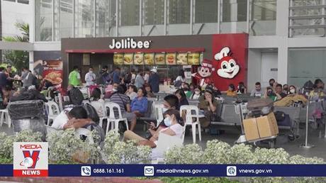 56.000 người mắc kẹt tại sân bay Philippines 