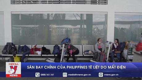 Sân bay chính của Philippines tê liệt do mất điện