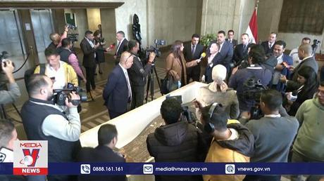 Ai Cập tiếp nhận nắp quan tài cổ từ Mỹ