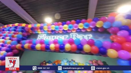 Triển lãm nghệ thuật bong bóng ở Italy