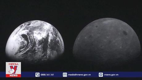 Tàu Danuri của Hàn Quốc gửi hình ảnh tuyệt đẹp về Trái đất