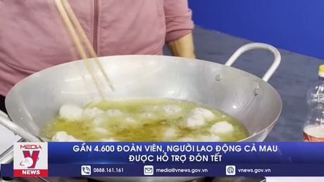 Gần 4.600 đoàn viên, người lao động Cà Mau được hỗ trợ đón Tết