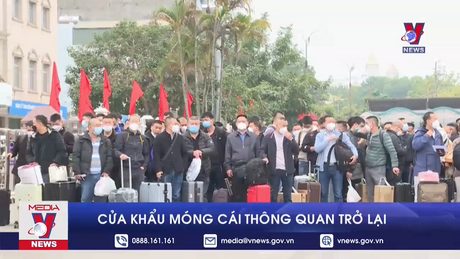 Cửa khẩu Móng Cái thông quan trở lại