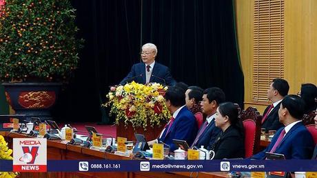 Tổng Bí thư thăm và làm việc tại Thái Nguyên