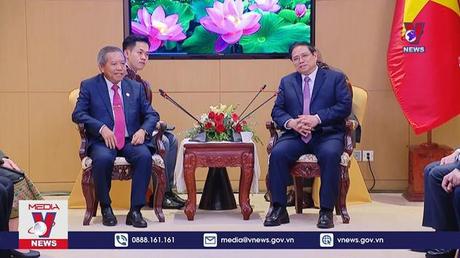 Thủ tướng tiếp Chủ tịch Hội hữu nghị Lào – Việt Nam 