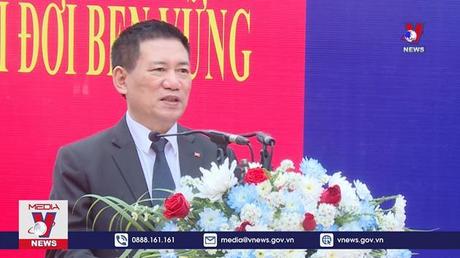 Khánh thành giai đoạn 3 dự án Học viện Kinh tế - Tài chính Dongkhamxang (Lào) 