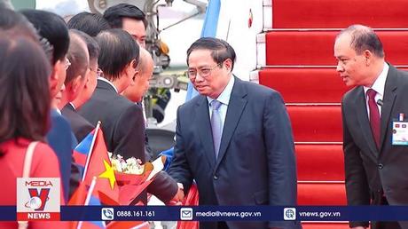 Thủ tướng Phạm Minh Chính bắt đầu thăm chính thức CHDCND Lào