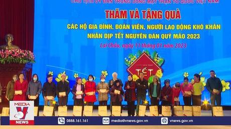 Chủ tịch Ủy ban Trung ương MTTQ Việt Nam thăm, tặng quà tại Lai Châu
