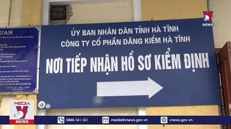 Hà Tĩnh căng thẳng chờ đăng kiểm xe ngày cận Tết 